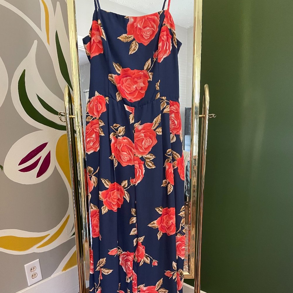 Leith Wide Leg Floral Jumpsuit